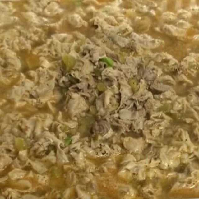 Half Pan of Chitterlings.